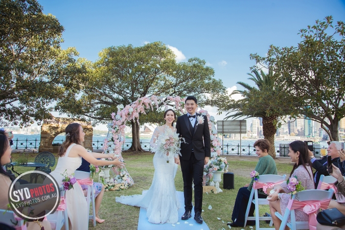 Broughton Street Lookout Wedding Ceremony Sydney